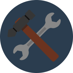 Лого: молот и ключ